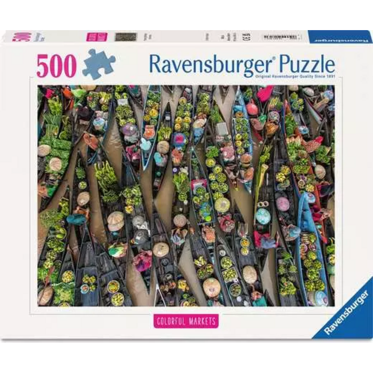 Ravensburger Marché flottant, Indonésie - 500 pièces