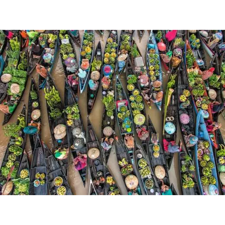 Ravensburger Marché flottant, Indonésie - 500 pièces