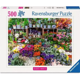 Ravensburger Marché de fleurs, France - 500 pièces