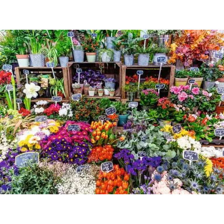 Ravensburger Marché de fleurs, France - 500 pièces
