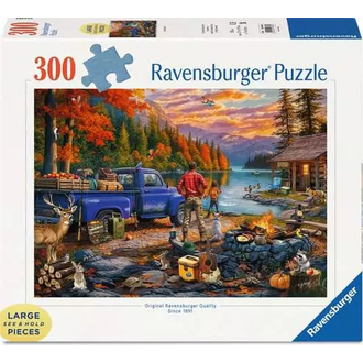 Ravensburger Lac au coucher de soleil - 300 pièces Large