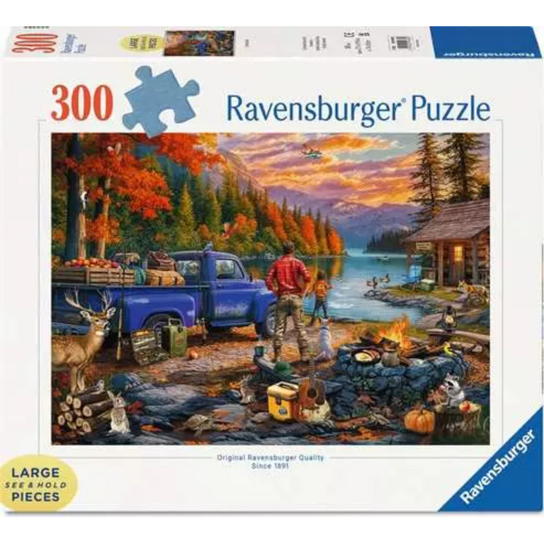 Ravensburger Lac au coucher de soleil - 300 pièces Large