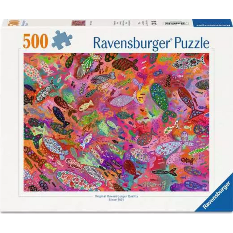 Ravensburger Poissons en fushia - 500 pièces