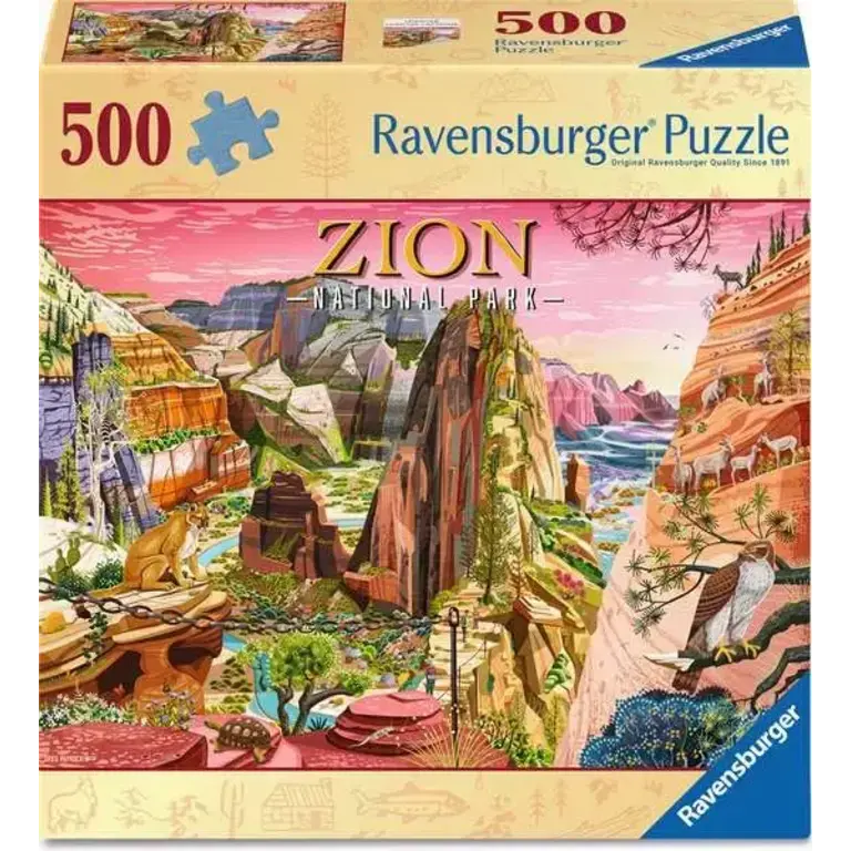 Ravensburger Le parc national de Zion - 500 pièces