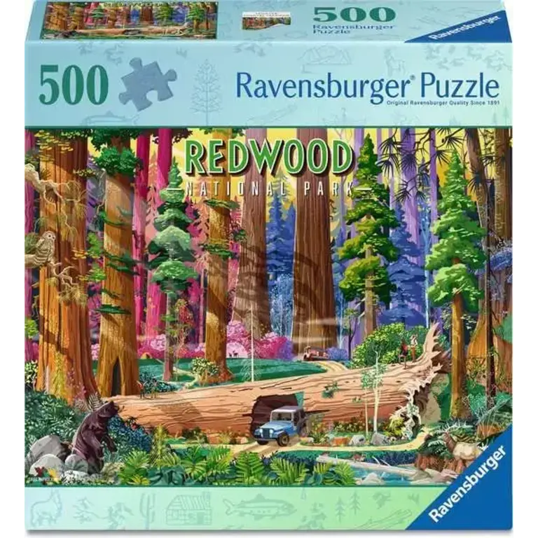 Ravensburger Le parc national de Redwood - 500 pièces