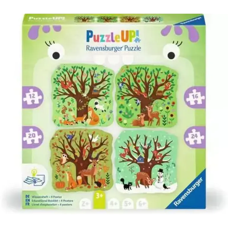 Ravensburger Puzzle Up! - Quatre saisons - 12, 16, 20 et 24 pièces