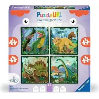 Ravensburger Puzzle Up! - Dinosaures - 25, 36, 42 et 56 pièces
