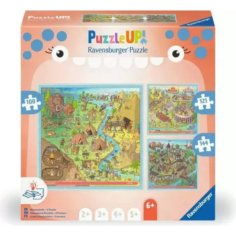 Ravensburger Puzzle Up! - L'histoire - 100, 121 et 144 pièces