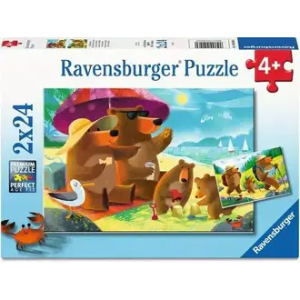 Ravensburger Vacances d'ours en famille - 2x24 pièces