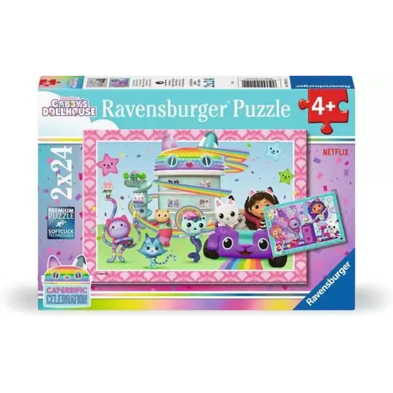 Ravensburger Gabby's Dollhouse - Ready to Party - 2x24 pièces