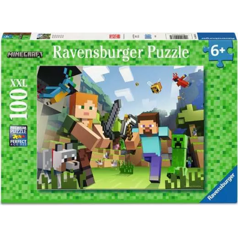 Ravensburger Minecraft - Steve et Alex - 100 pièces XXL