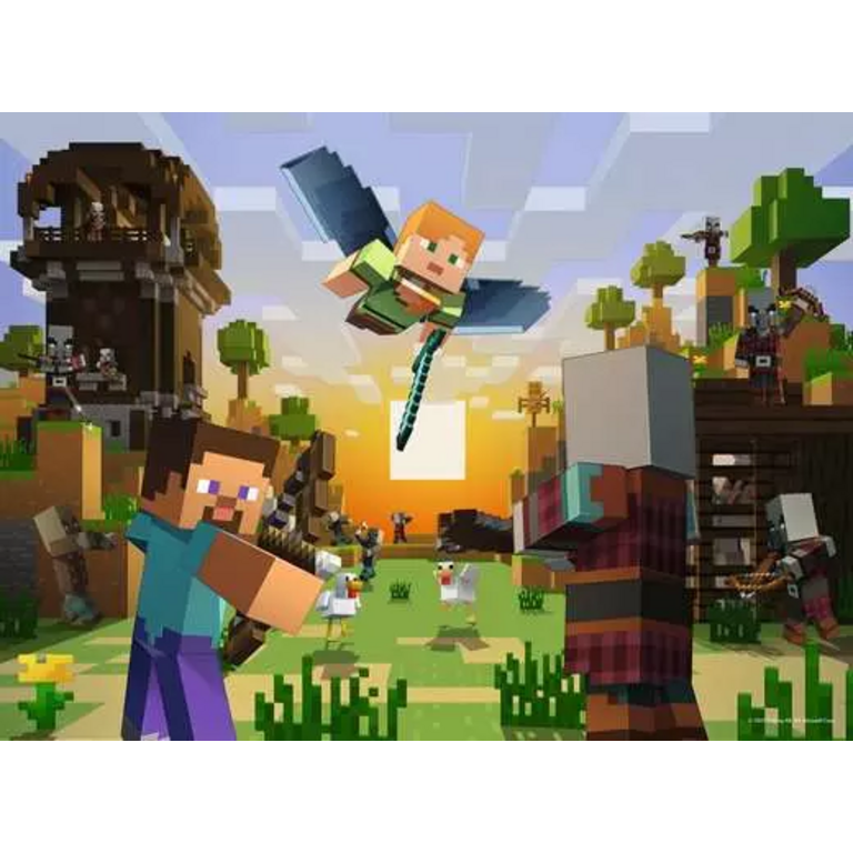 Ravensburger Minecraft - Construction et aventure - 150 pièces XXL