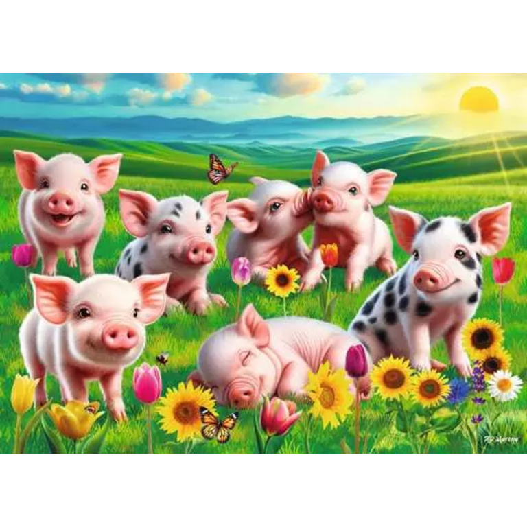 Ravensburger Précieux porcelets - 60 pièces