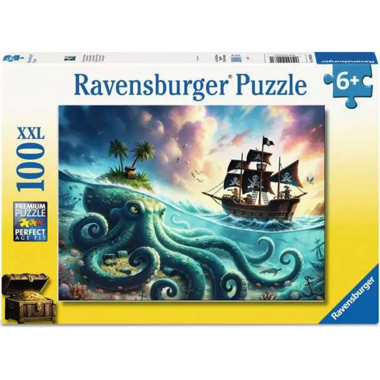Ravensburger Le trésor du kraken - 100 pièces XXL