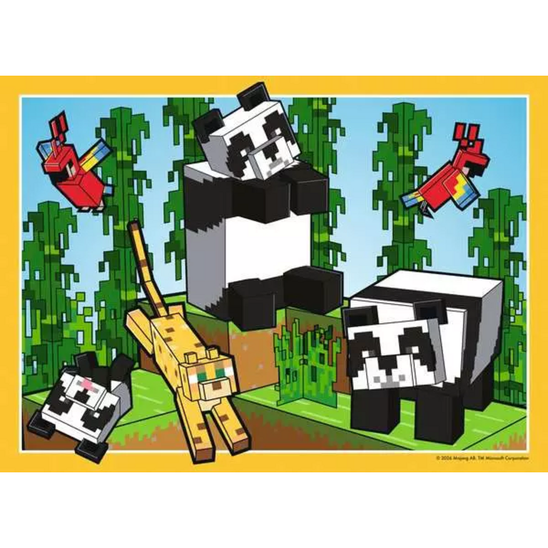 Ravensburger Minecraft - Royaumes et aventures - 4x100 pièces