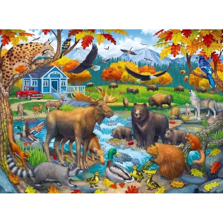Ravensburger Rassemblement de la faune - 150 pièces XXL