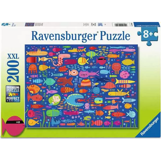 Ravensburger Amis poissons drôles - 200 pièces XXL