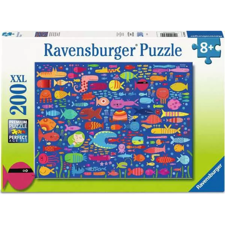 Ravensburger Amis poissons drôles - 200 pièces XXL