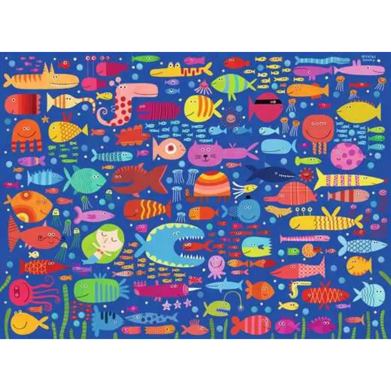 Ravensburger Amis poissons drôles - 200 pièces XXL