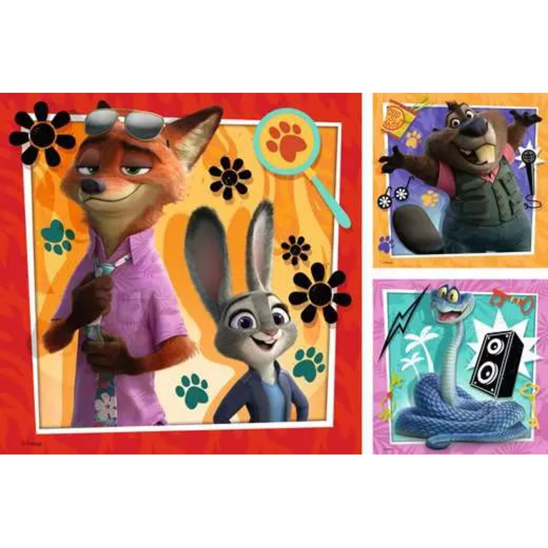 Ravensburger Zootopia 2 - A New Mission - 3x49 pièces