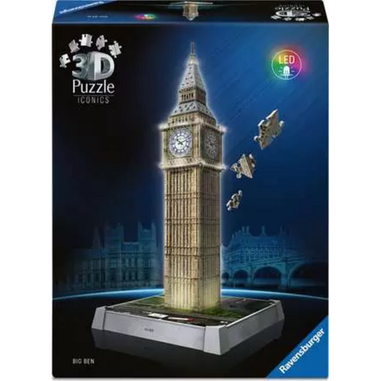Ravensburger Big Ben la nuit - 216 pièces 3D