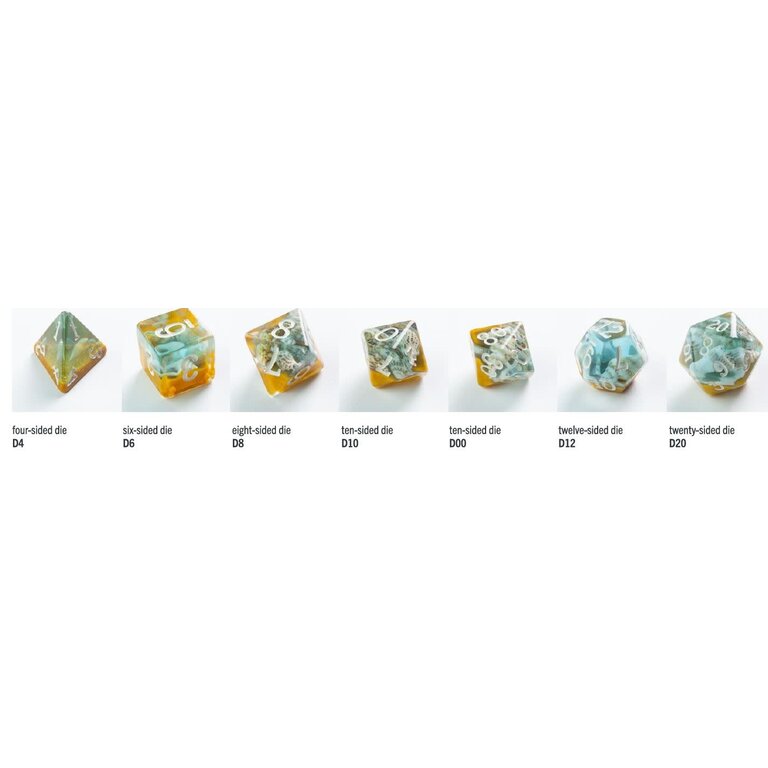 Gamegenic (Gamegenic) Embraced Series RPG Set - 7 Piece Set - Summer Time