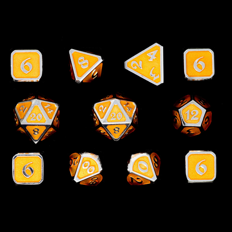 (Die Hard) Mythica RPG Set - 11 piece set - Platinum Citrine