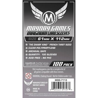 Mayday (Mayday) Magnum Cards Sleeves - 100 Unités - 61mm x 112mm