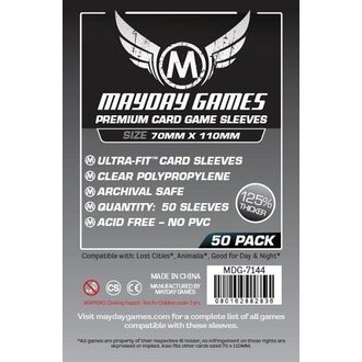 Mayday (Mayday) Premium Card Sleeves - 50 Unités - 70mm x 110mm