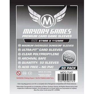 Mayday (Mayday) Magnum Oversized Dungeon Sleeves - 50 Unités - 87mm x 112mm*