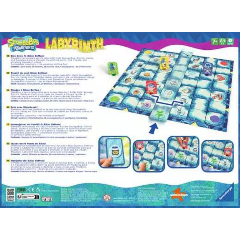 Ravensburger Labyrinth - Bob l'éponge (Multilingue)