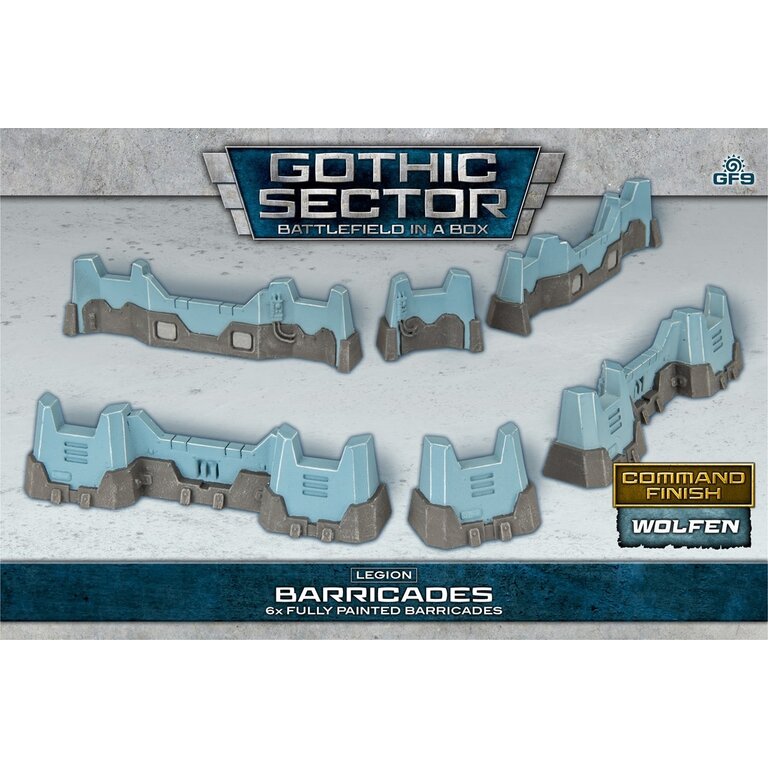 Galeforce Nine Battlefield in a Box - Gothic Sector - Legion - Barricades