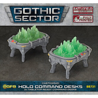 Galeforce Nine Battlefield in a Box - Gothic Sector - Castograd - Holo Command Desks