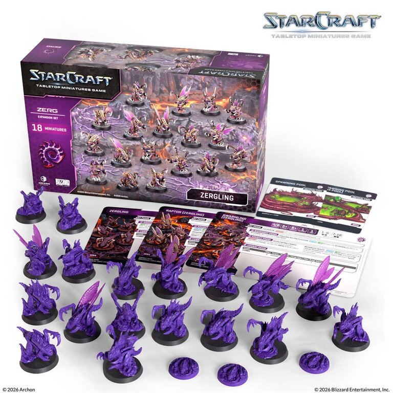 Starcraft - The Miniatures Game- Zerg - Zergling (Anglais) [PRÉCOMMANDE]