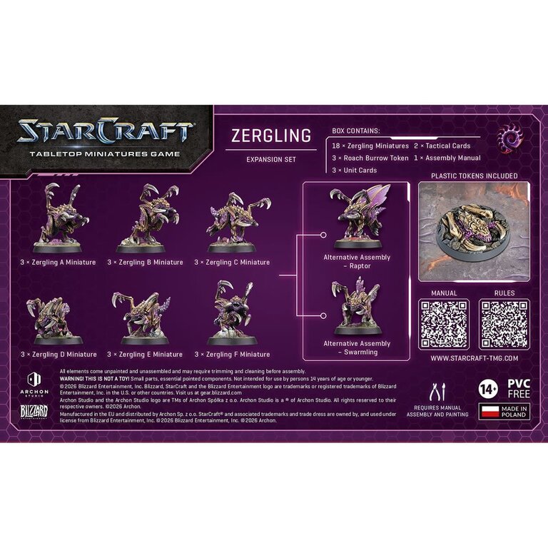 Starcraft - The Miniatures Game- Zerg - Zergling (Anglais) [PRÉCOMMANDE]