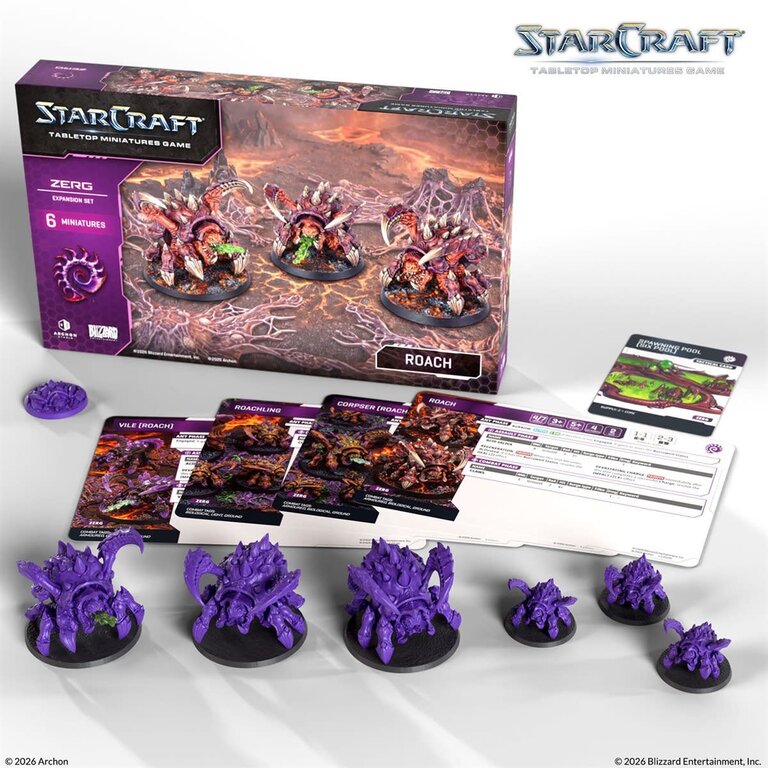 Starcraft - The Miniatures Game - Zerg - Roach (English)