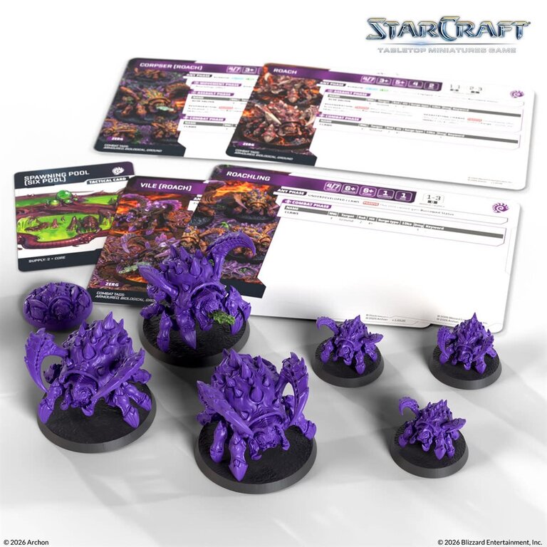 Starcraft - The Miniatures Game - Zerg - Roach (Anglais) 