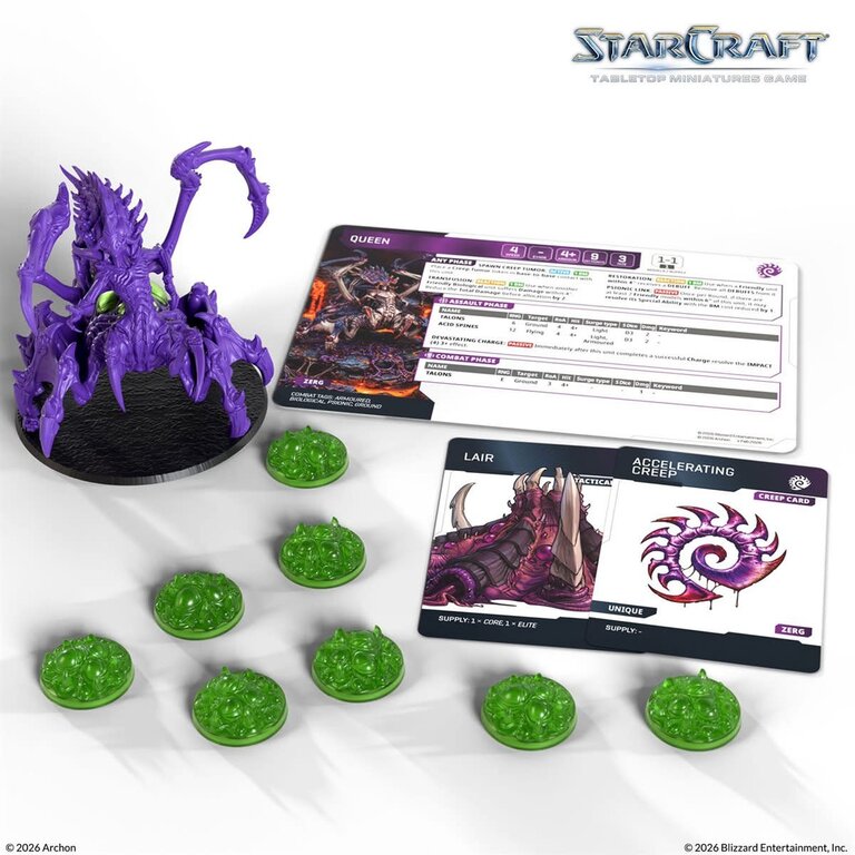 Starcraft - The Miniatures Game - Zerg - Queen (Anglais) [PRÉCOMMANDE]