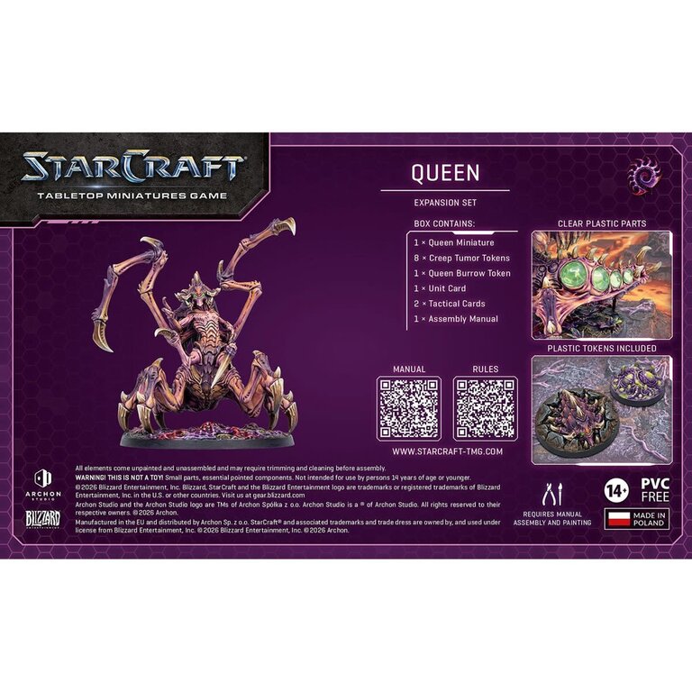 Starcraft - The Miniatures Game - Zerg - Queen (Anglais)