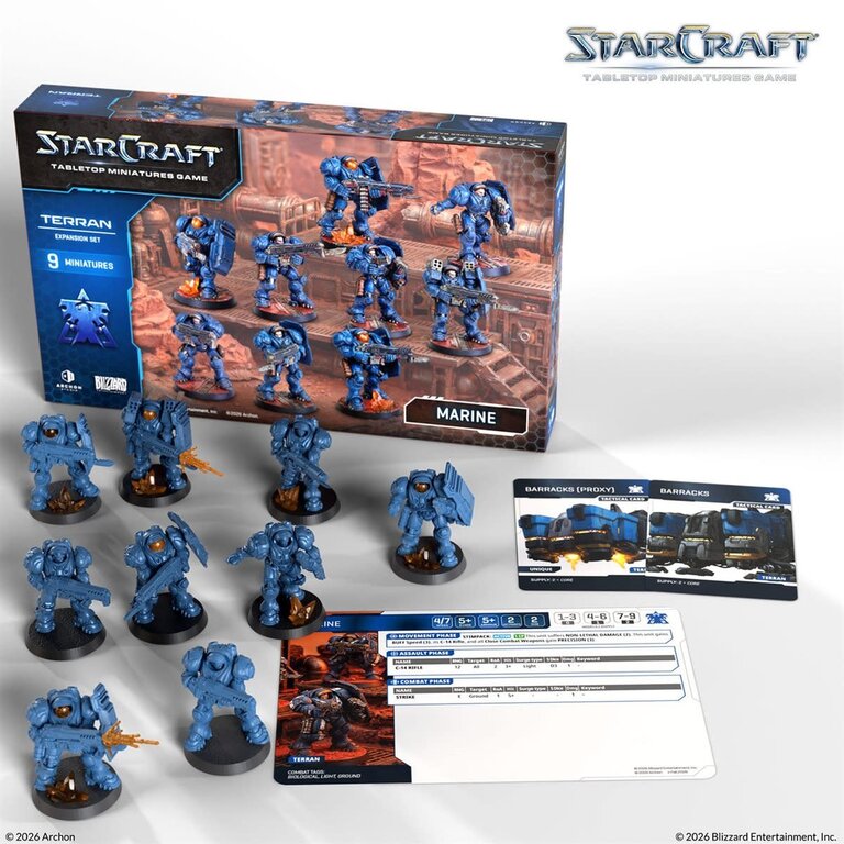 Starcraft - The Miniatures Game - Terran - Marine (English) [PREORDER]