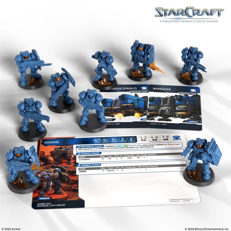 Starcraft - The Miniatures Game - Terran - Marine (Anglais) [PRÉCOMMANDE]