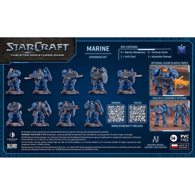 Starcraft - The Miniatures Game - Terran - Marine (English) [PREORDER]