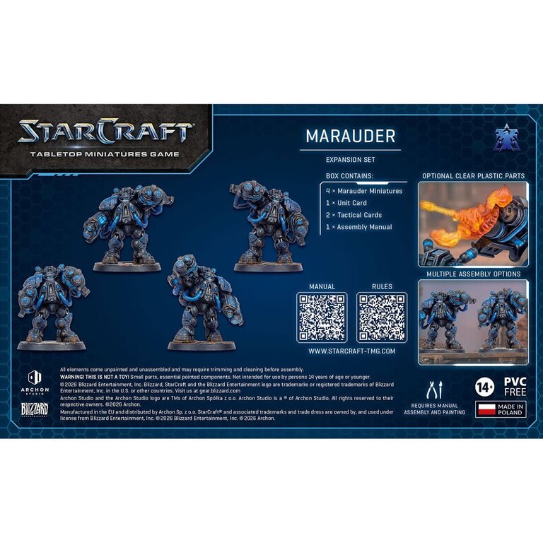 Starcraft - The Miniatures Game - Terran - Marauder (Anglais) [PRÉCOMMANDE]