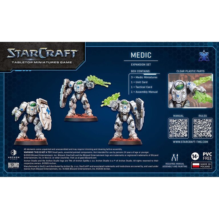 Starcraft - The Miniatures Game - Terran - Medic (Anglais) [PRÉCOMMANDE]