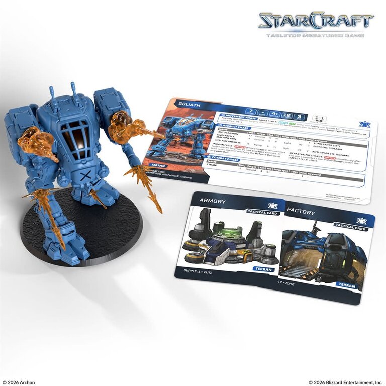 Starcraft - The Miniatures Game - Terran - Goliath (Anglais) [PRÉCOMMANDE]