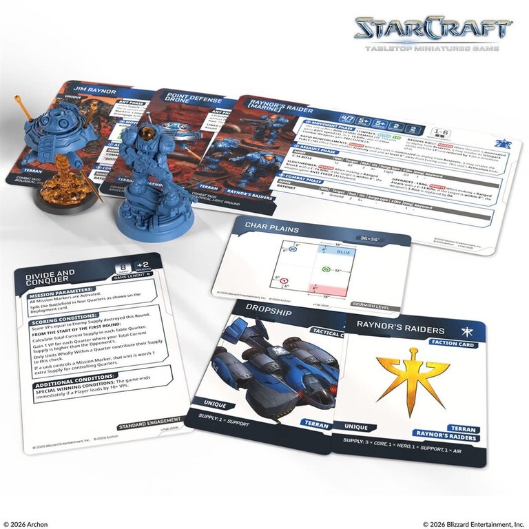Starcraft - The Miniatures Game - Terran - Jim Raynor & Point Defense Drone (Anglais) [PRÉCOMMANDE]