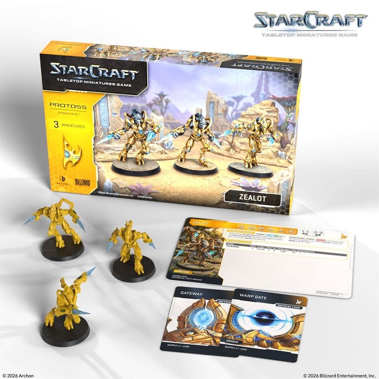 Starcraft - The Miniatures Game - Protoss - Zealot (Anglais) [PRÉCOMMANDE]