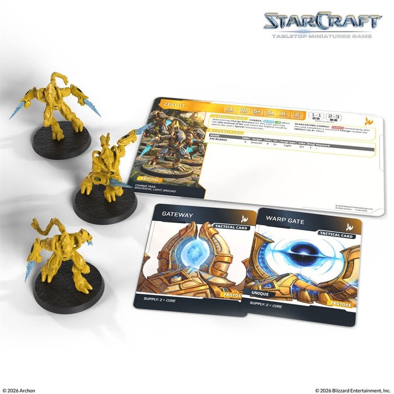 Starcraft - The Miniatures Game - Protoss - Zealot (Anglais) [PRÉCOMMANDE]
