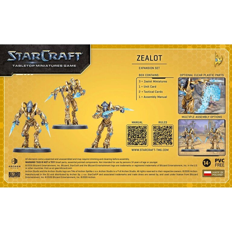 Starcraft - The Miniatures Game - Protoss - Zealot (English) [PREORDER]