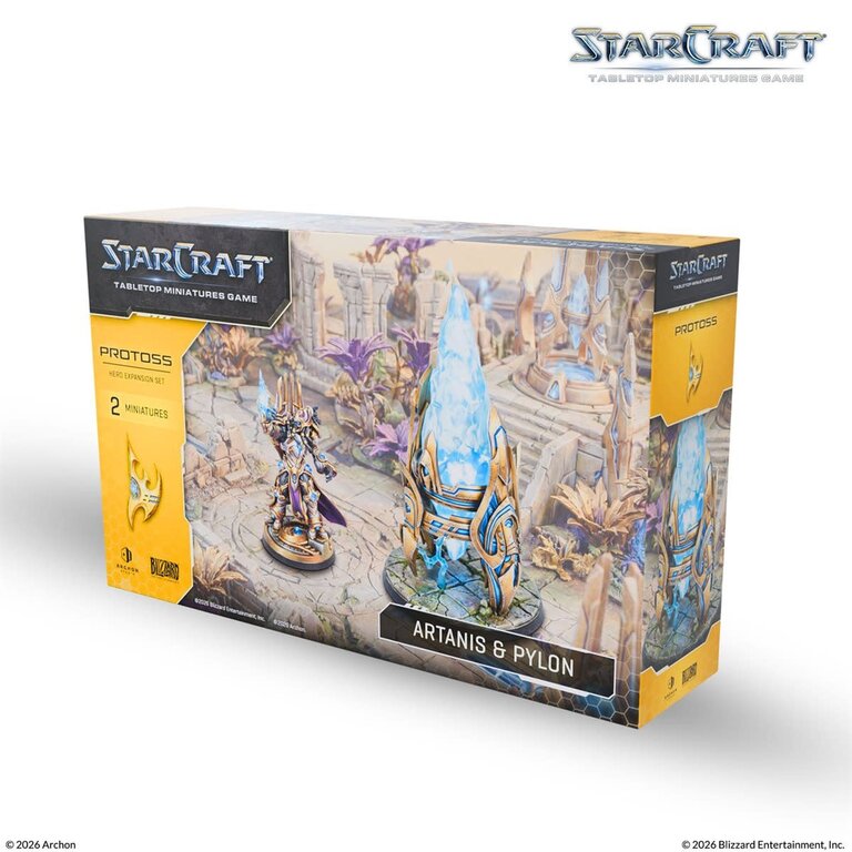 Starcraft - The Miniatures Game - Protoss - Artanis & Pylon (Anglais) [PRÉCOMMANDE]